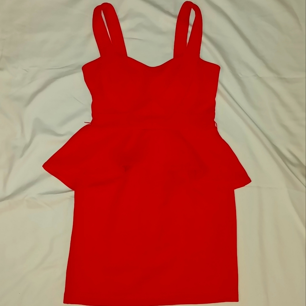 Charlotte Russe Peplum Bondage dress